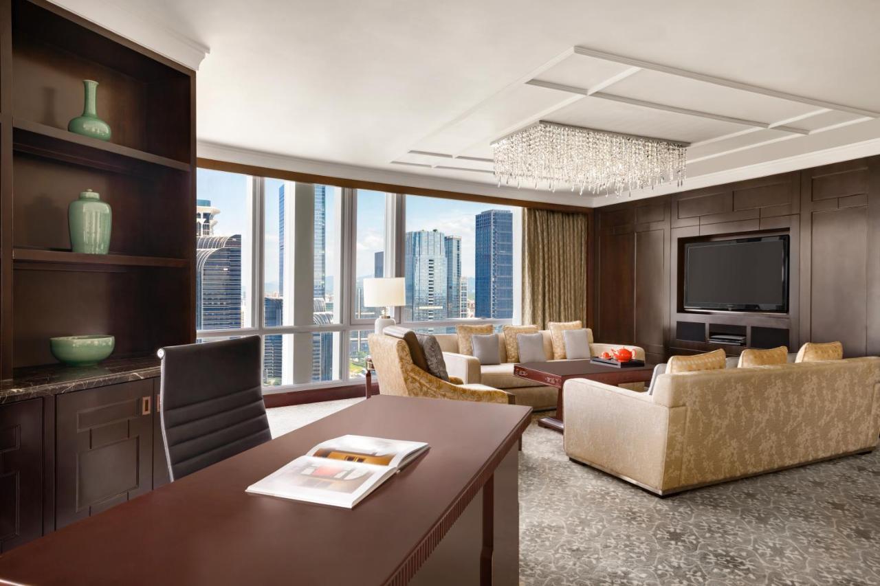 Futian Shangri-La, Shenzhen,Near To Shenzhen Convention&Exhibition Centre, Futian Railway Station Ngoại thất bức ảnh