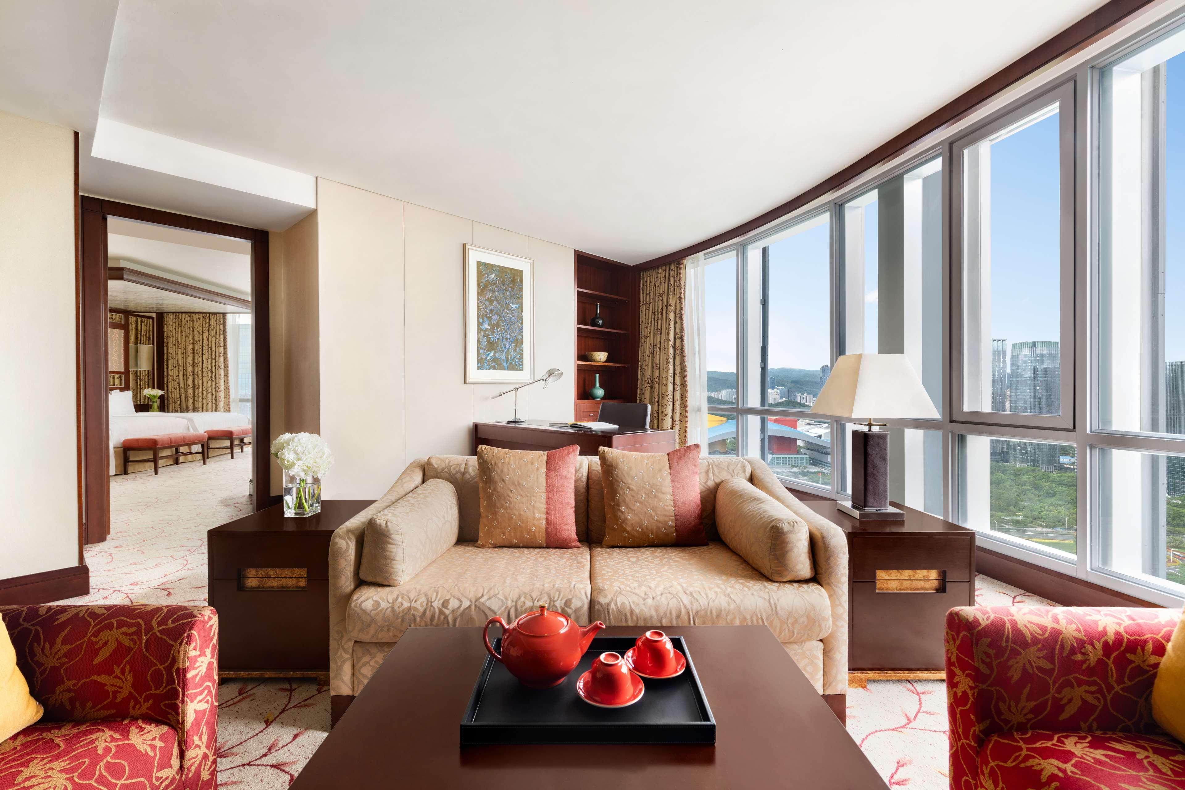 Futian Shangri-La, Shenzhen,Near To Shenzhen Convention&Exhibition Centre, Futian Railway Station Ngoại thất bức ảnh